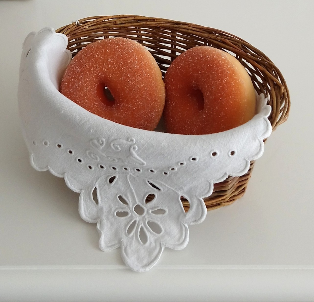 Bløde naturtro donuts