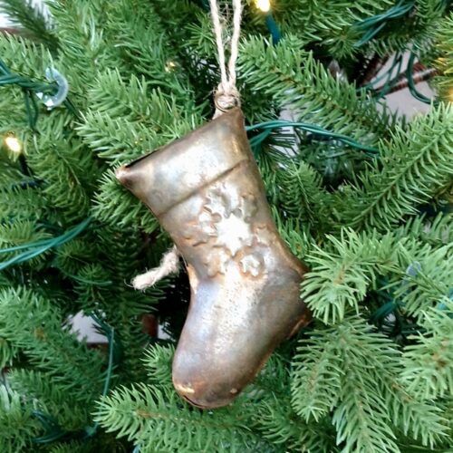 Rustik julepynt – Støvle – recycled