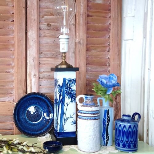 Skøn blå keramik