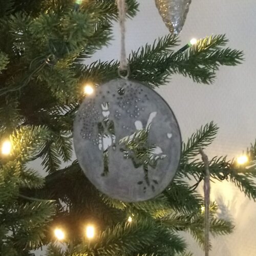 Rustik julepynt ophæng – Eventyr – recycled jern