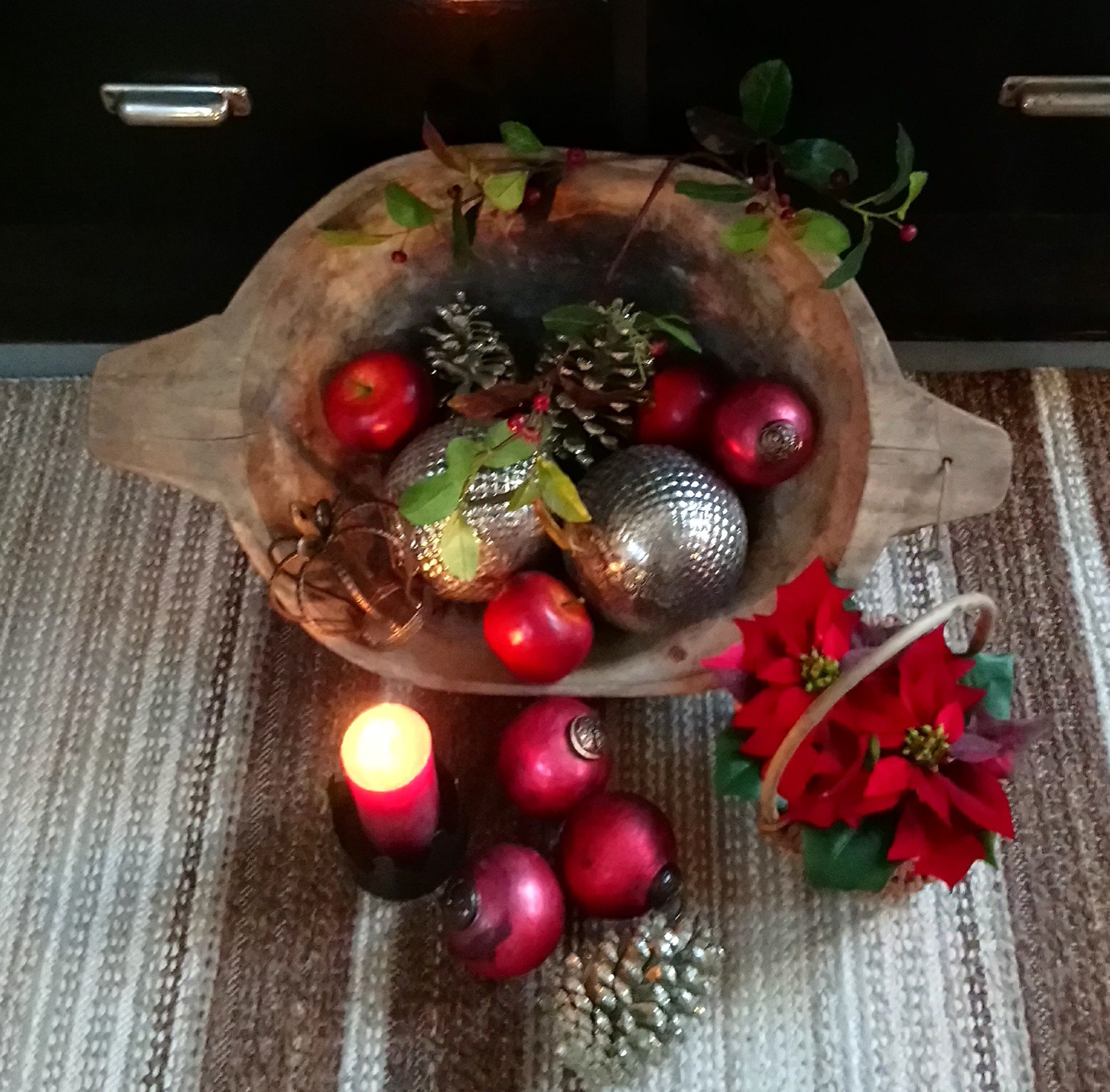 Gammelt fransk træfad