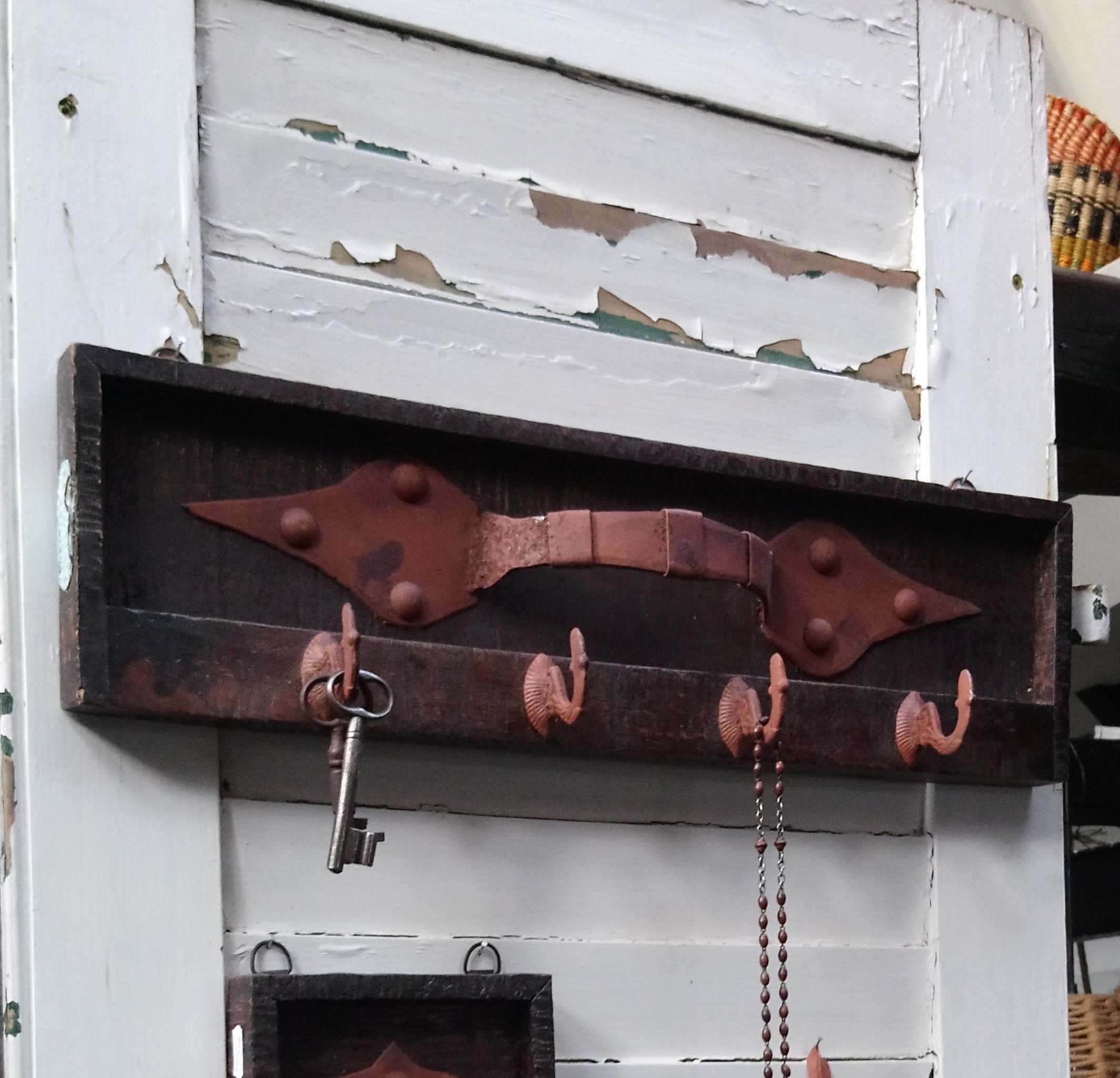 Knagerække recycled træ