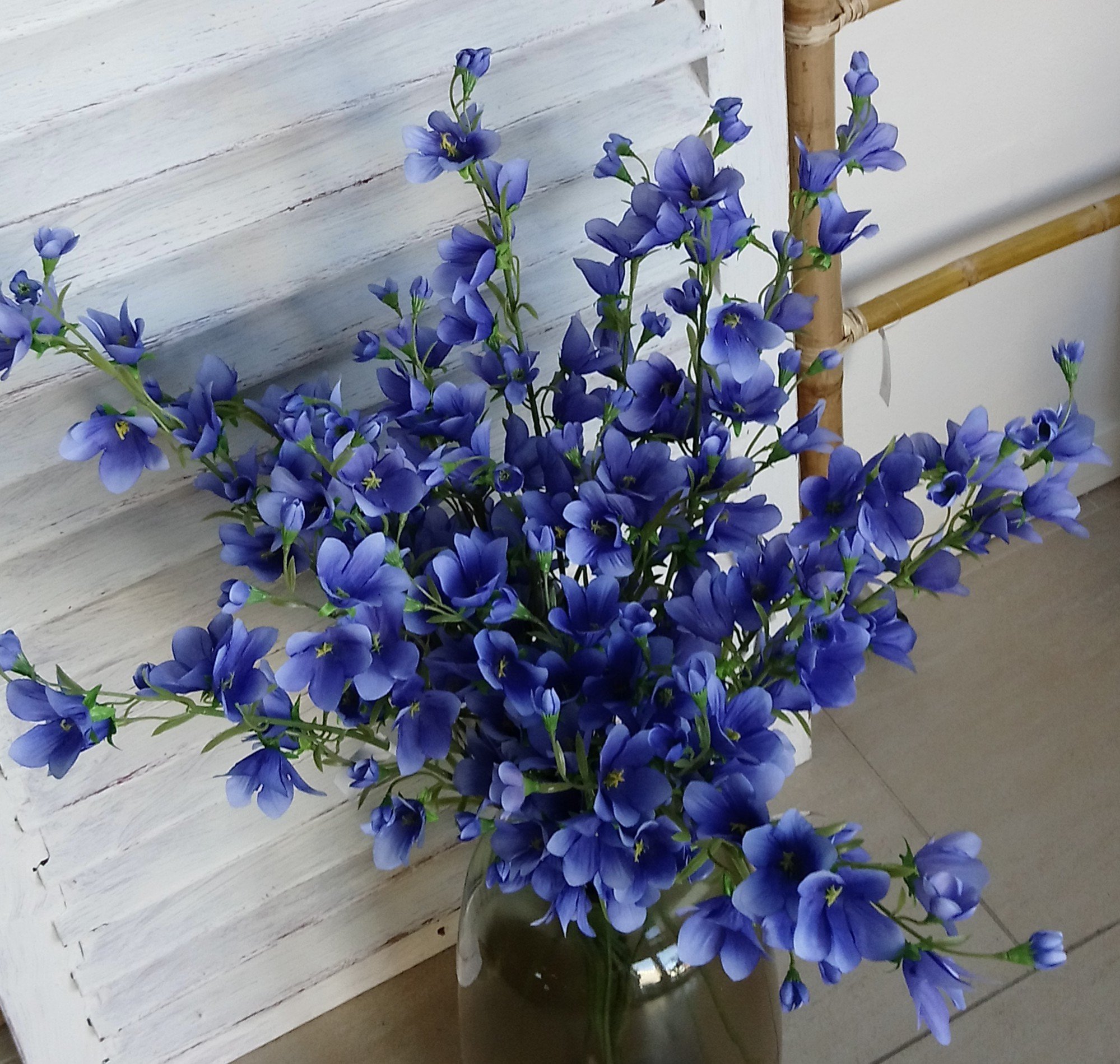 Skønne klokkeblomster blå