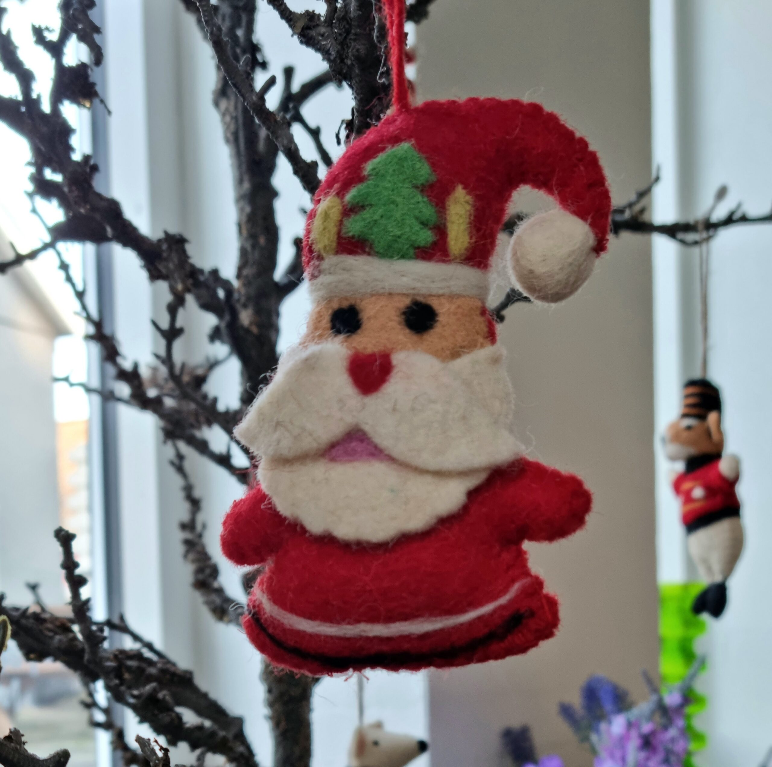 Julepynt i filt - den sødeste julemand