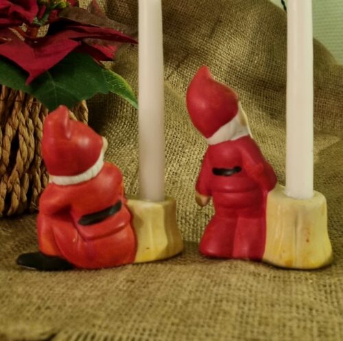 Søde retro nisser til julelys - sæt 2 stk. - Image 2
