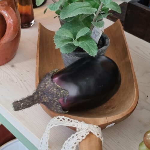 Lækker stor aubergine – flot naturtro