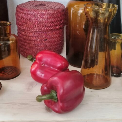 Lækker rød peberfrugt – flot naturtro
