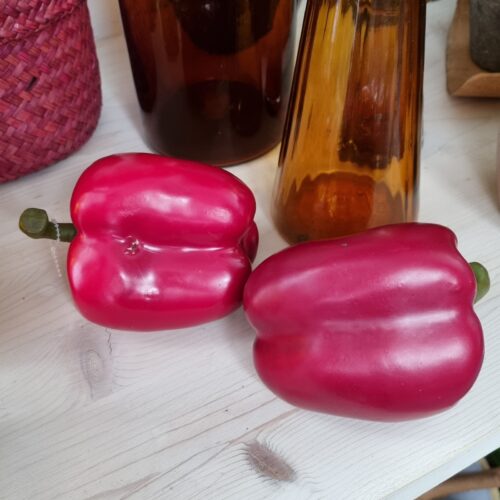 Lækker rød peberfrugt – flot naturtro