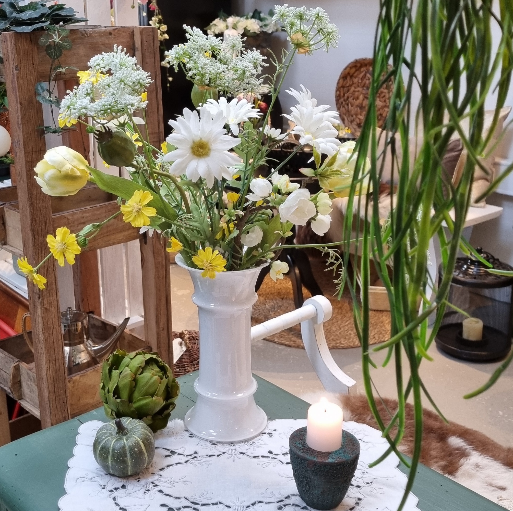 Holmegaard hvid opal