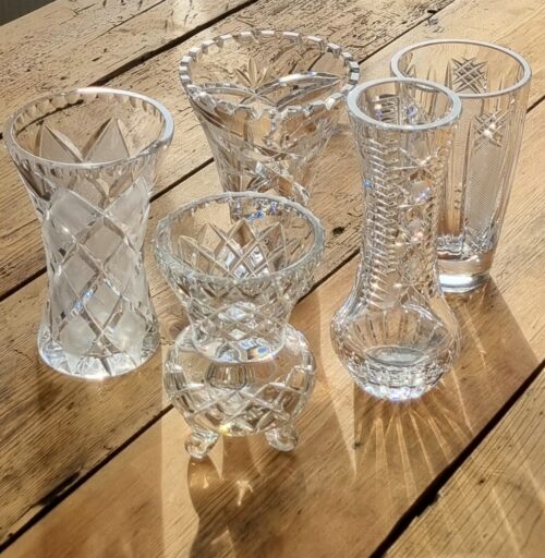 Smukke gamle glasvaser