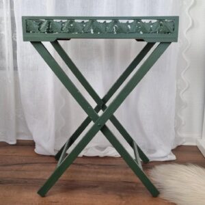 Flot grønt bakkebord / klapbord