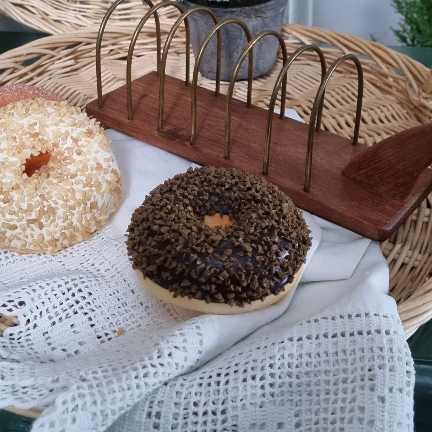 Blød Donut med chokolade