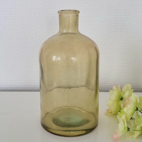 Fin lys lime grøn flaske – flot som vase