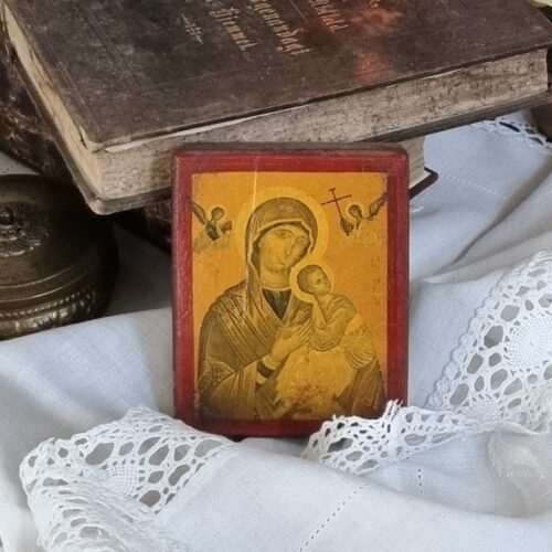 Fint gammelt religiøst ikon billede – i fin stand