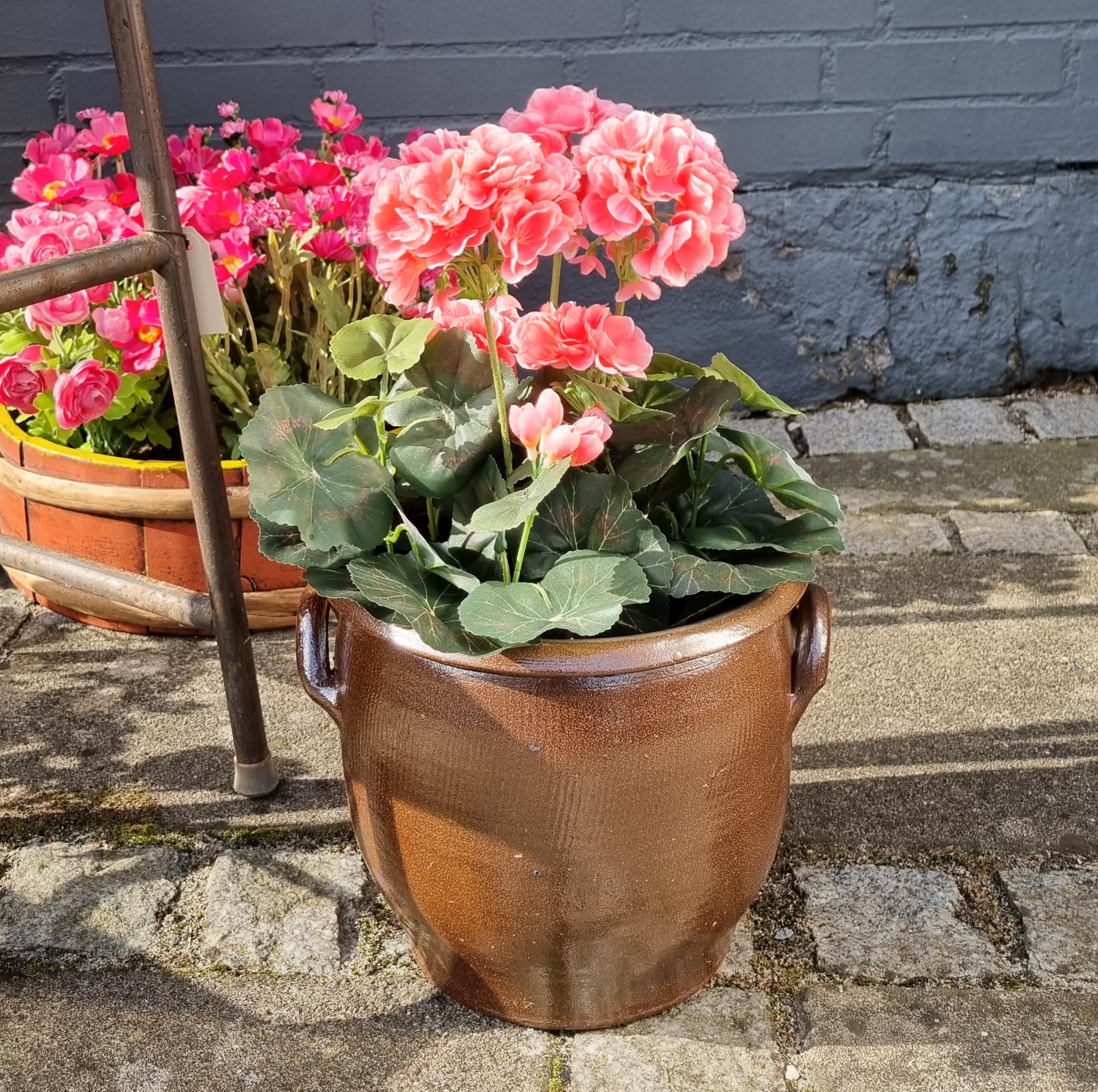 Syltekrukke smuk mørkebrun 4 l.