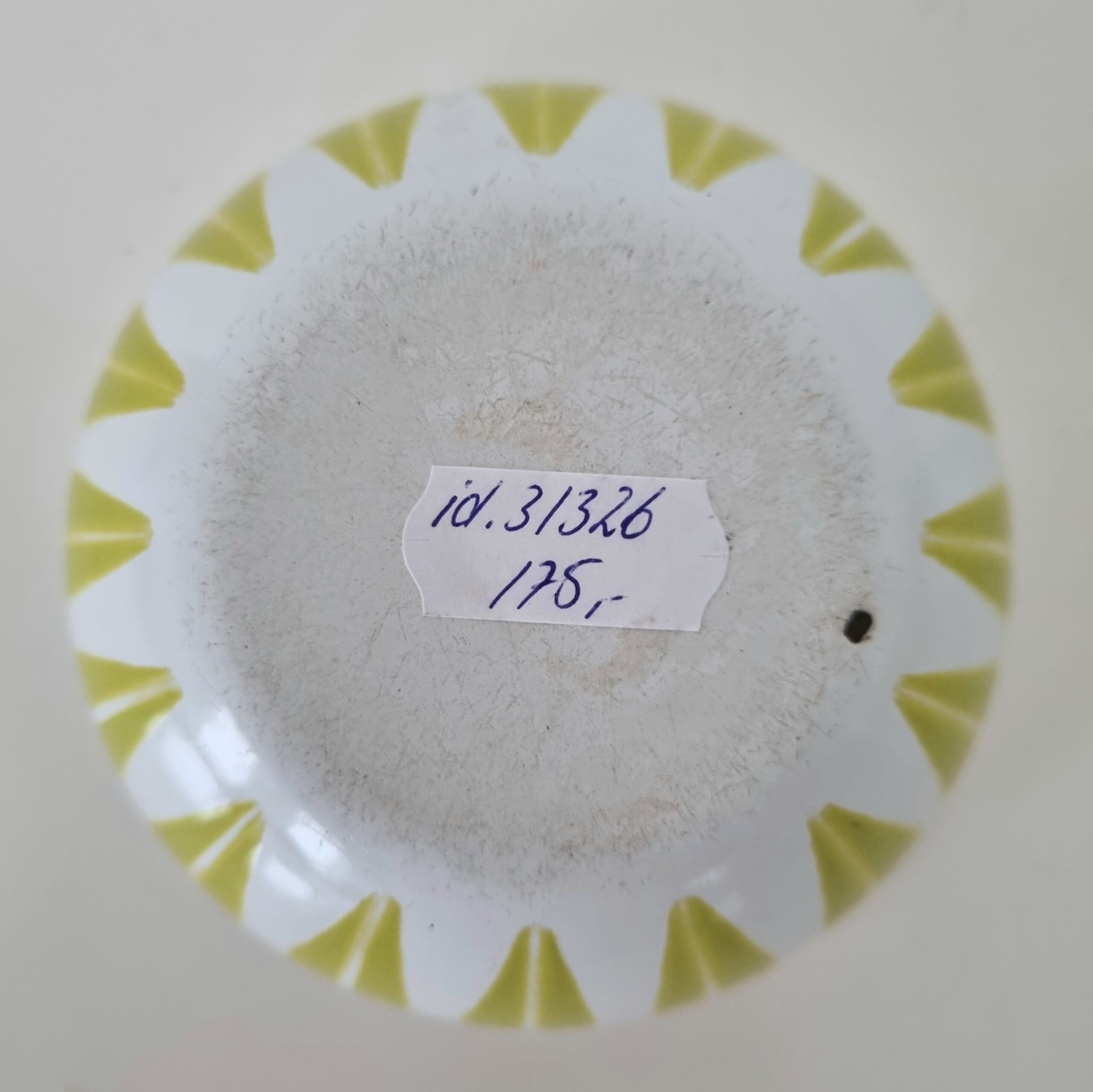 Lime Lotus Catrineholm emalje skål