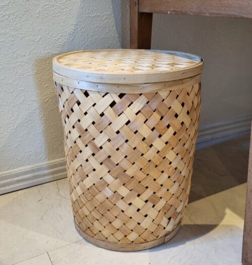 Stor spånkurv med låg