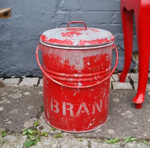 Glud & Marstrand kraftig brandspand med låg og hank
