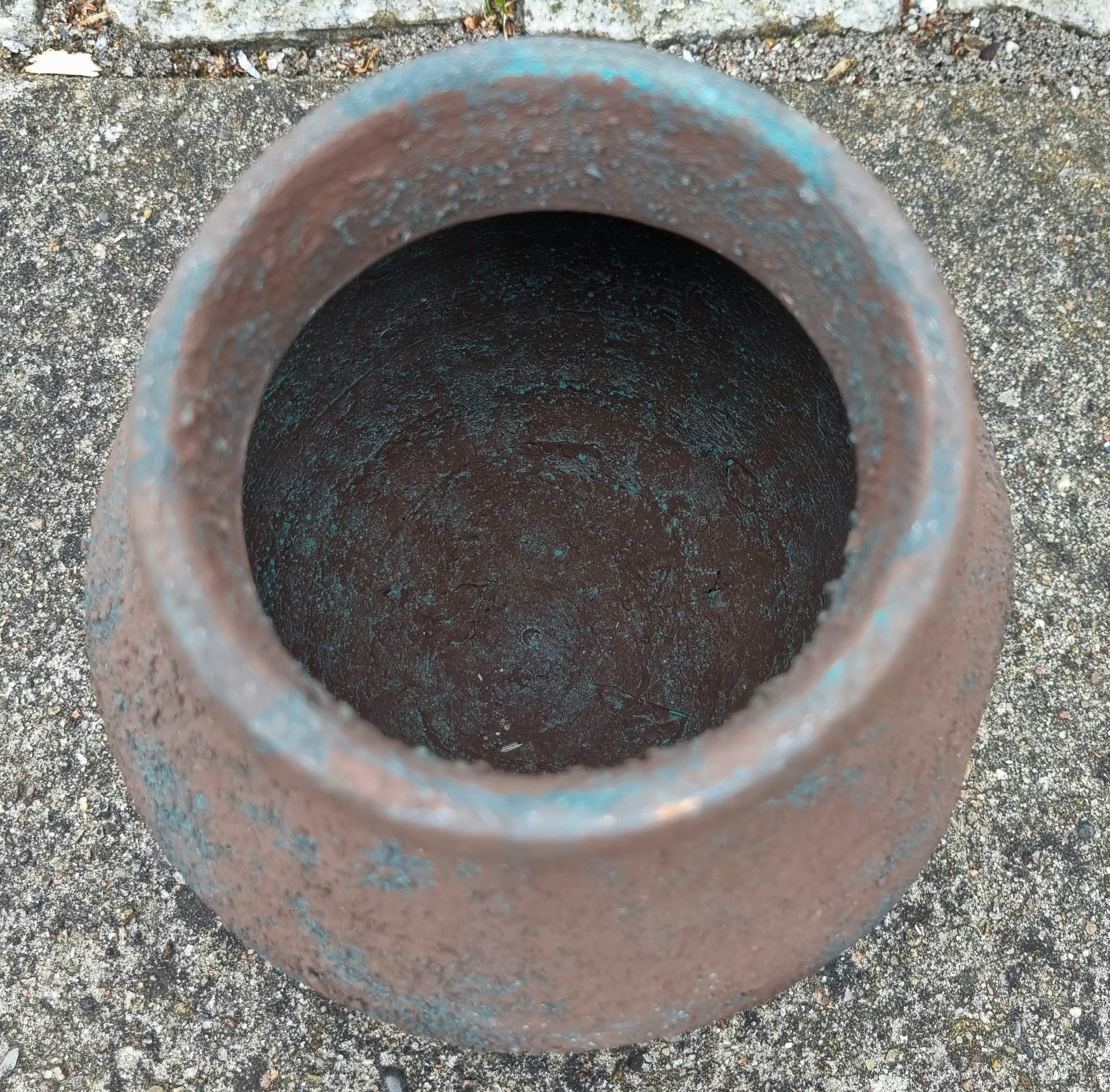 Rustikke keramik krukker brun/grøn