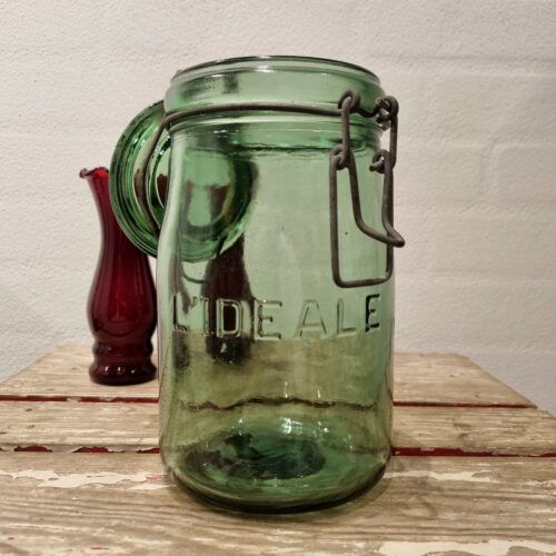 Gammelt fransk sylteglas