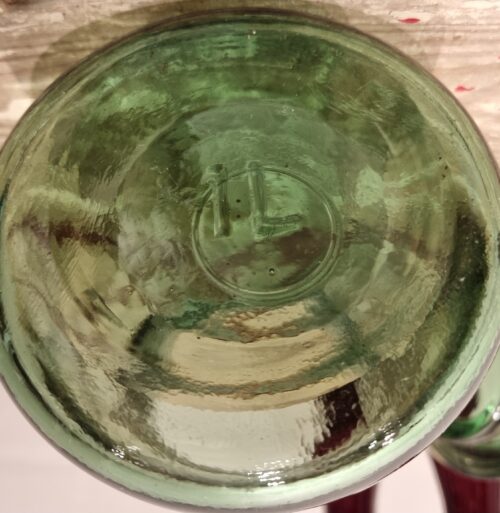 Gammelt fransk sylteglas