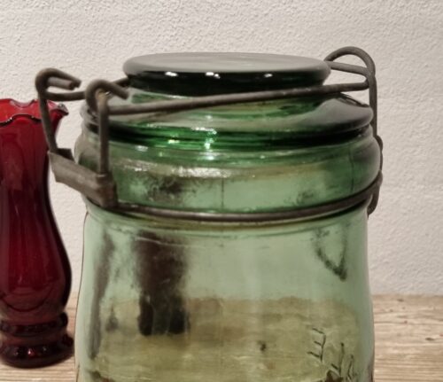 Flot gammelt fransk sylteglas