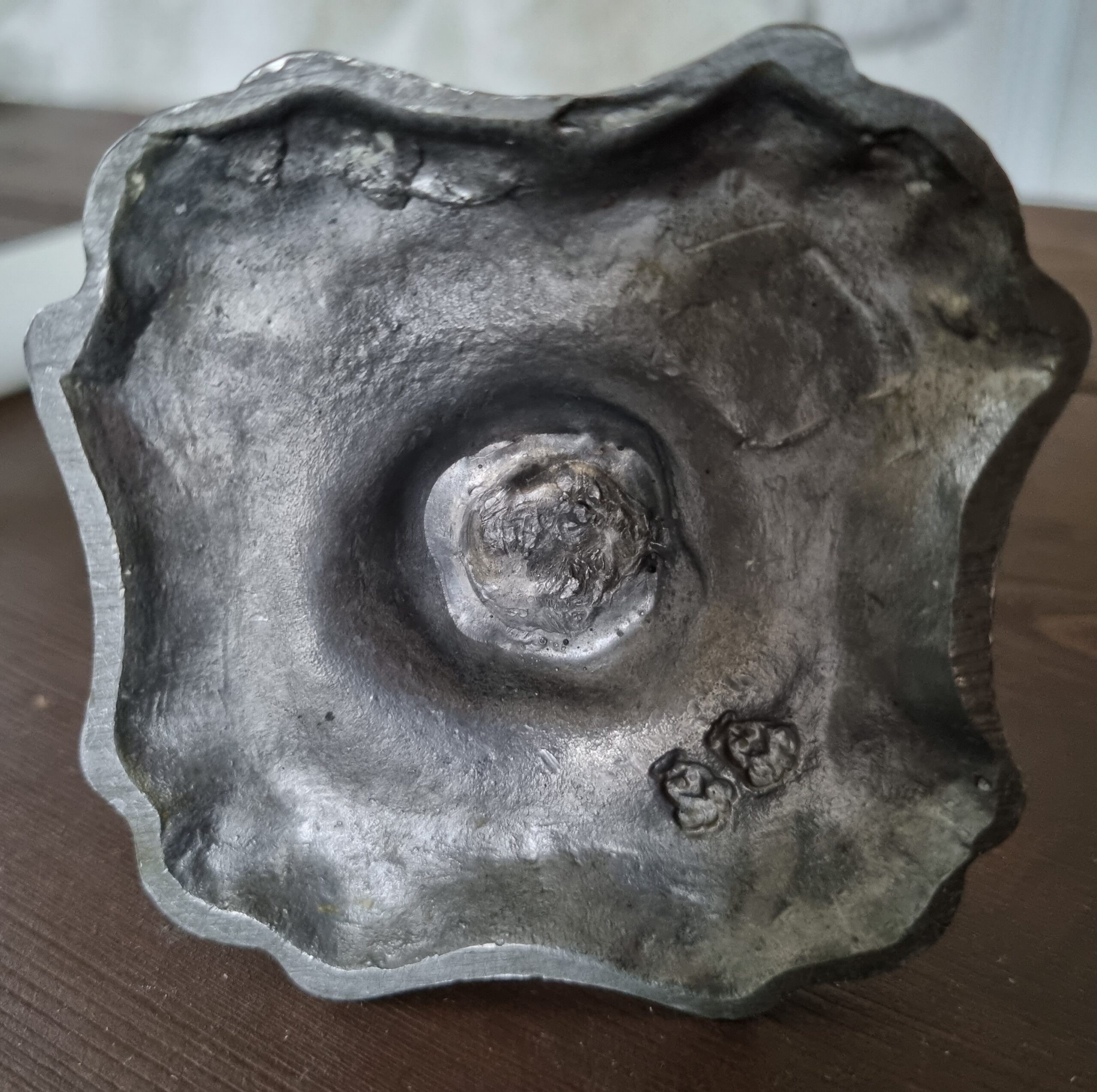 Smuk rigtig gammel tinstage