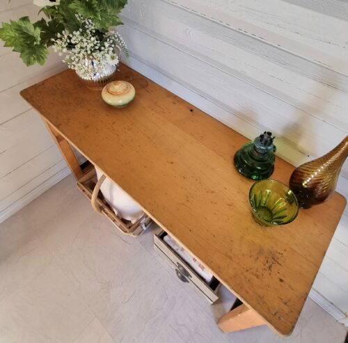Flot gammelt skolebord