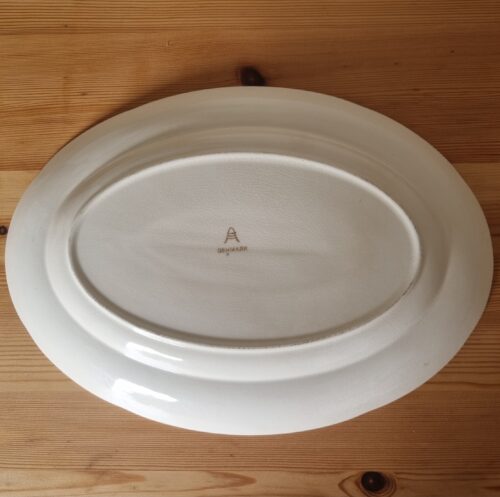 Smukt gammelt Aluminia fad