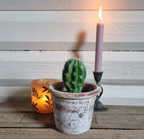 Urtepotte med bemaling - flot look