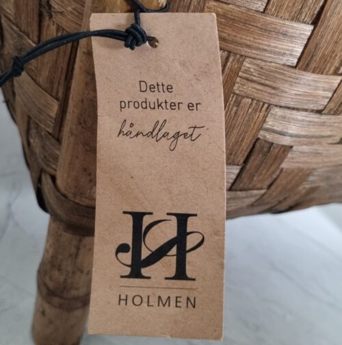 Flot norsk håndlavet spånkurv med ben - lille - Image 4