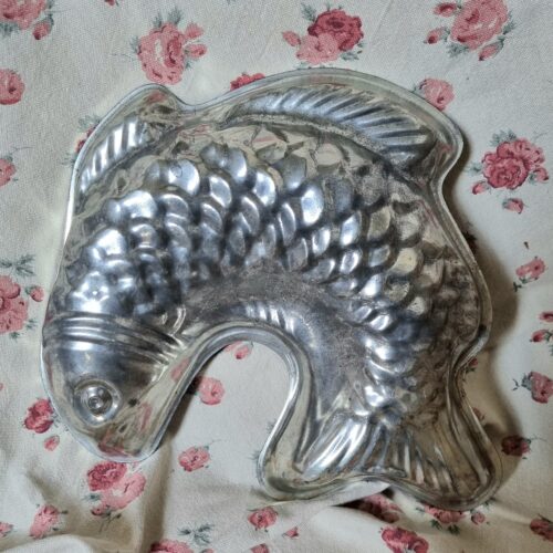 Sød metal fiske form – i fin stand