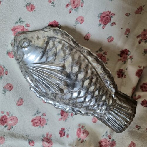 Sød metal fiske form – i fin stand