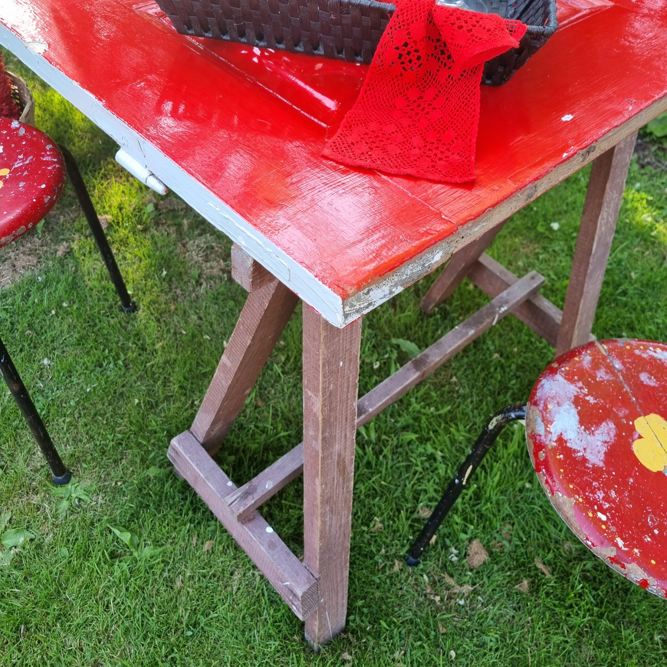 Gammel fyldningsdør