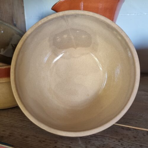 Smuk fransk lerskål – Gres Gien