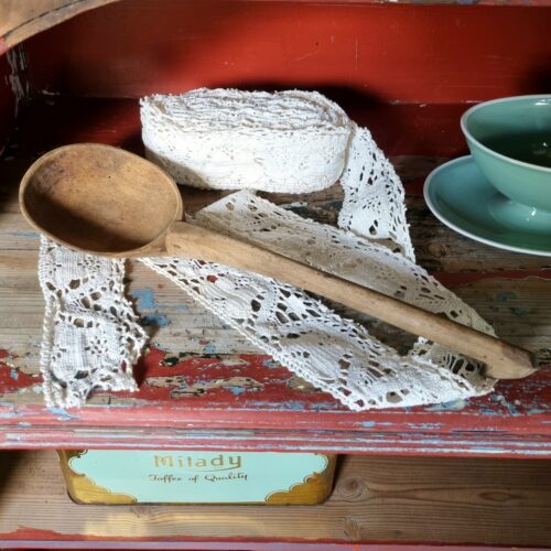 Stor gammel “Slev” / grødske i fin stand