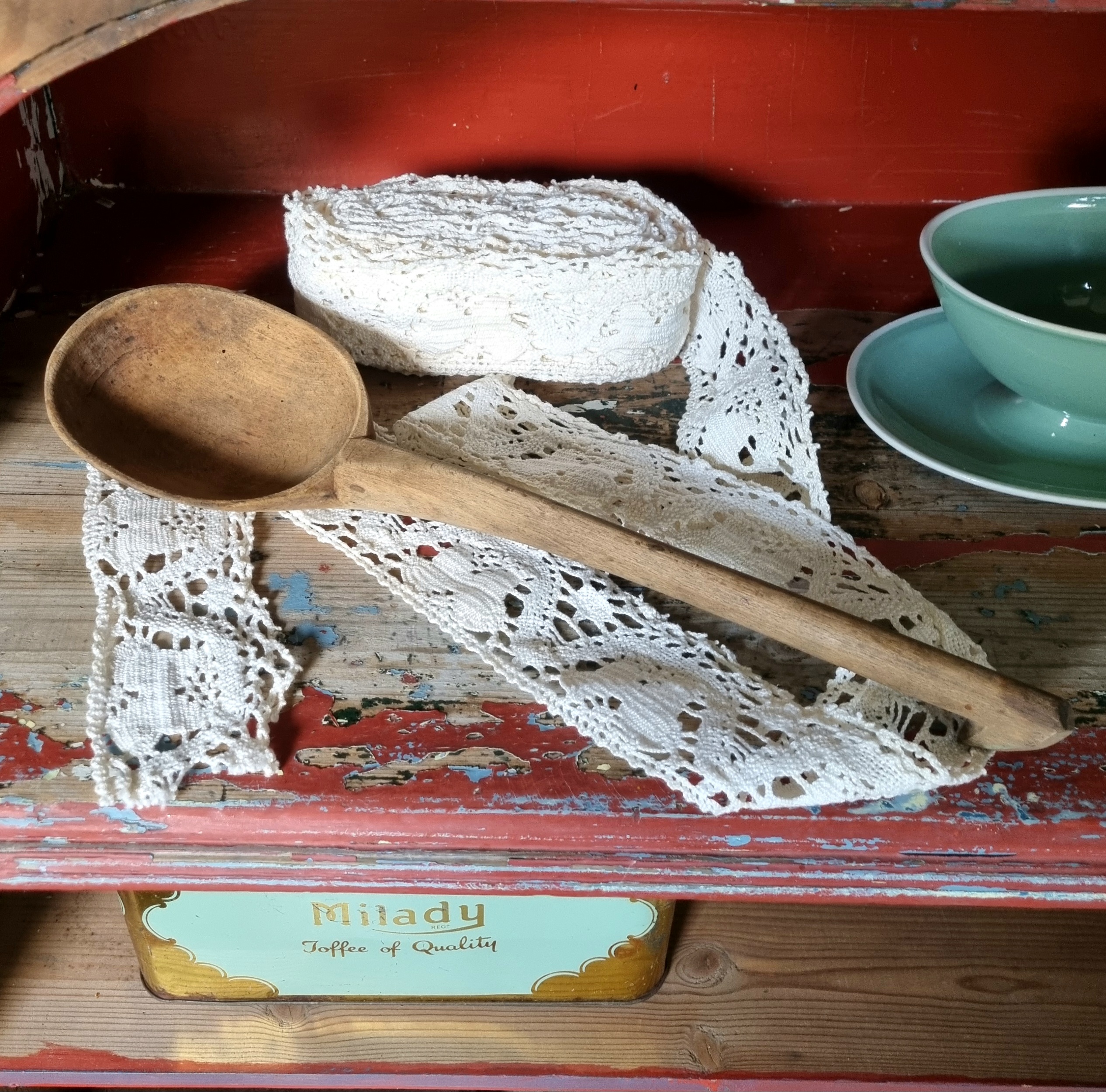 Stor gammel "Slev" / grødske