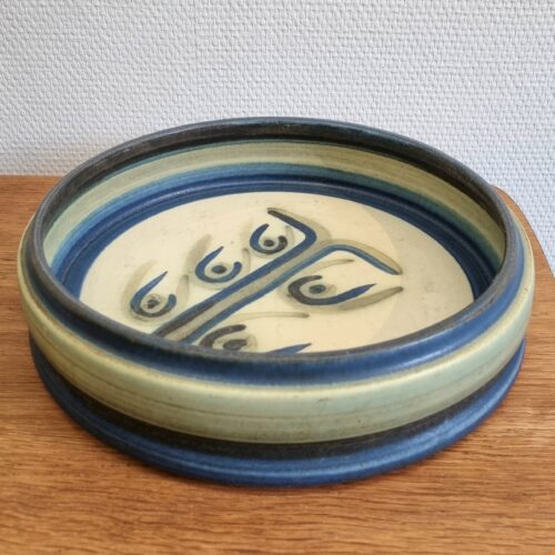 Flot stort Okela Stoneware fad i smuk glasur