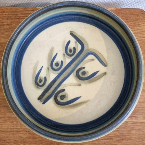 Flot stort Okela Stoneware fad i smuk glasur