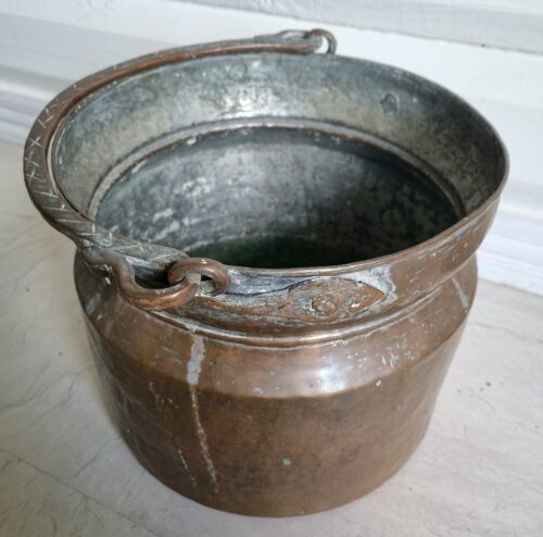 Antik kobber spand