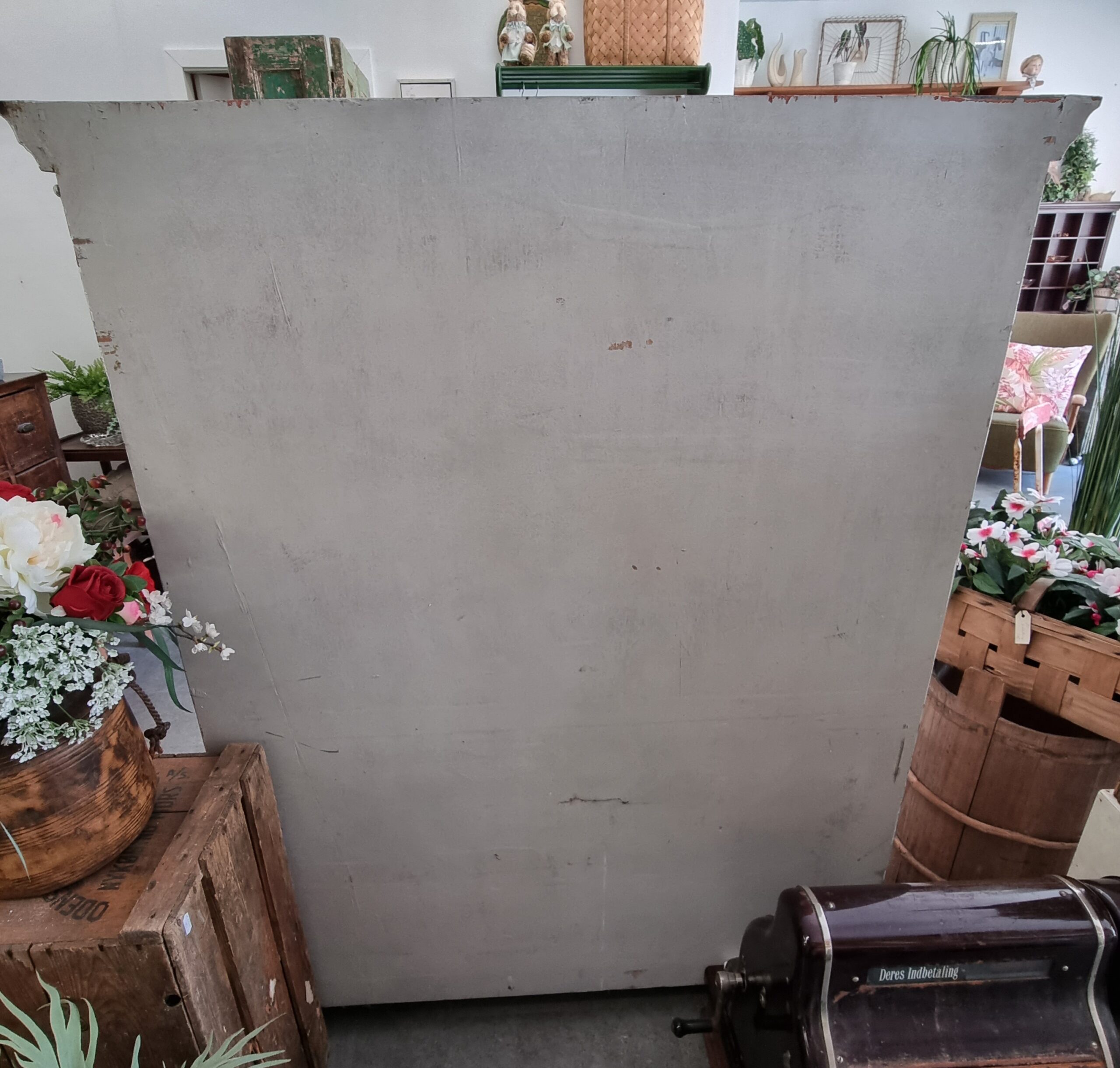 Stort rustikt skab med fin afskalnings effekt - Billede 8