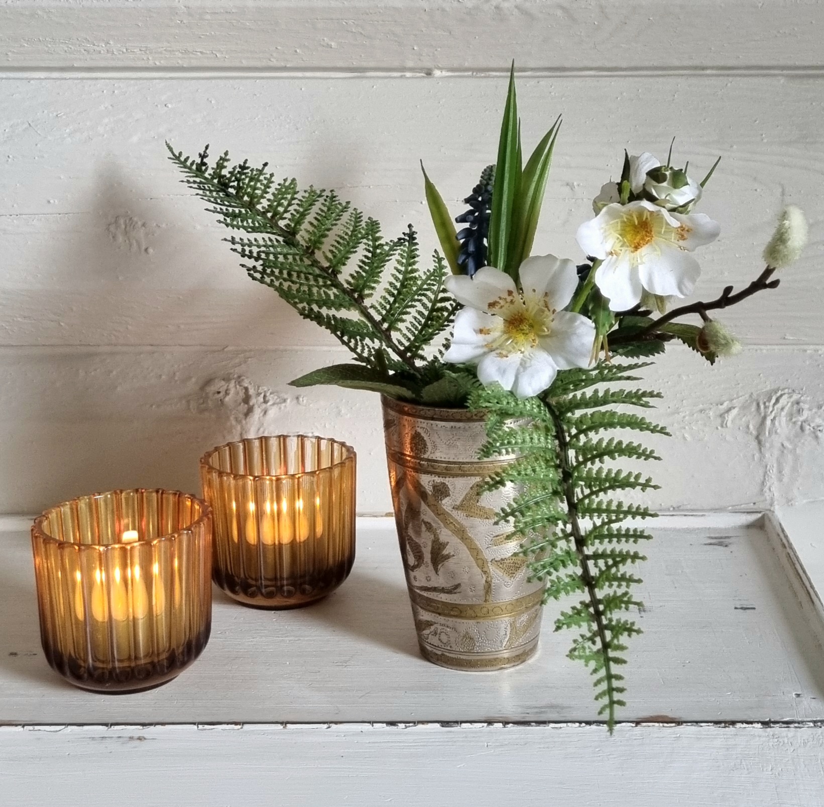 Smukt gammelt Lassi bæger