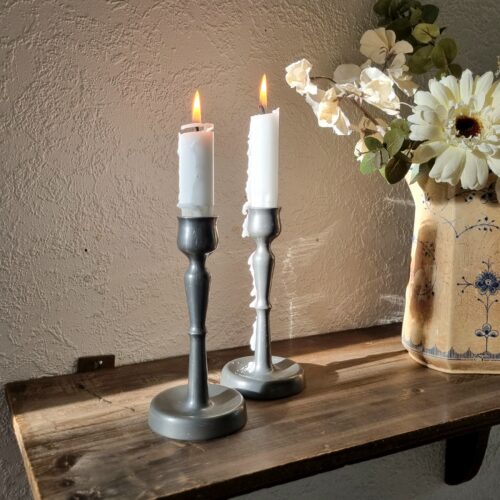 Smuk gammel tinstage i fin stand