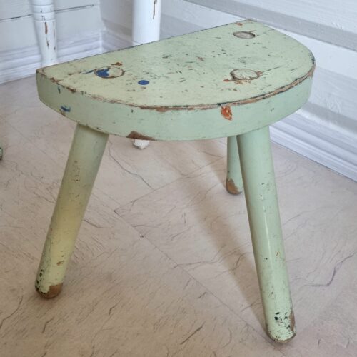 3-benet malke skammel – flot lysegrøn