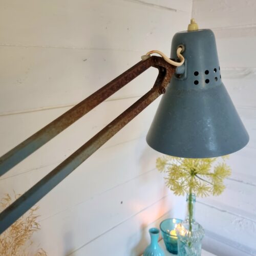 Flot retro arkitekt lampe – spændes på bordkanten