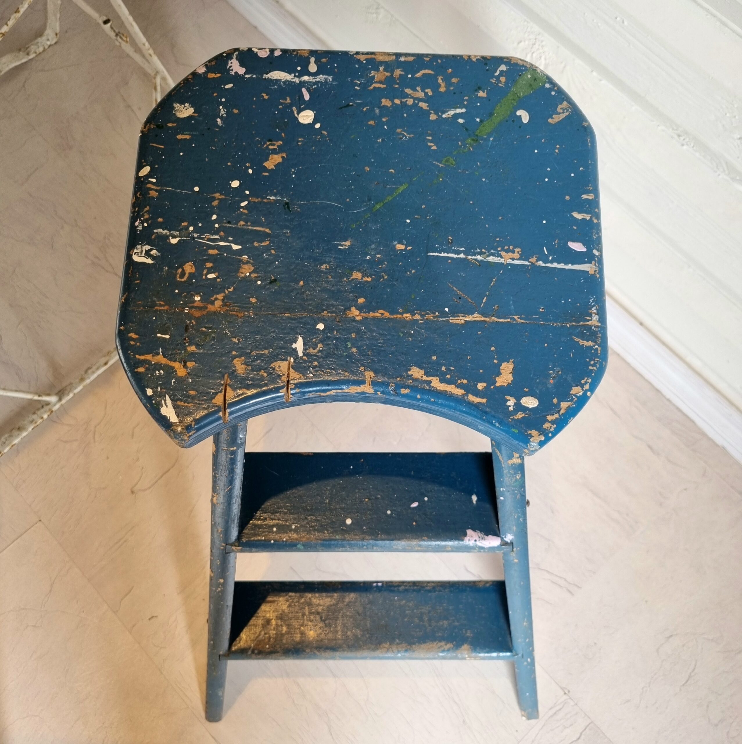 Flot gammel trappestige