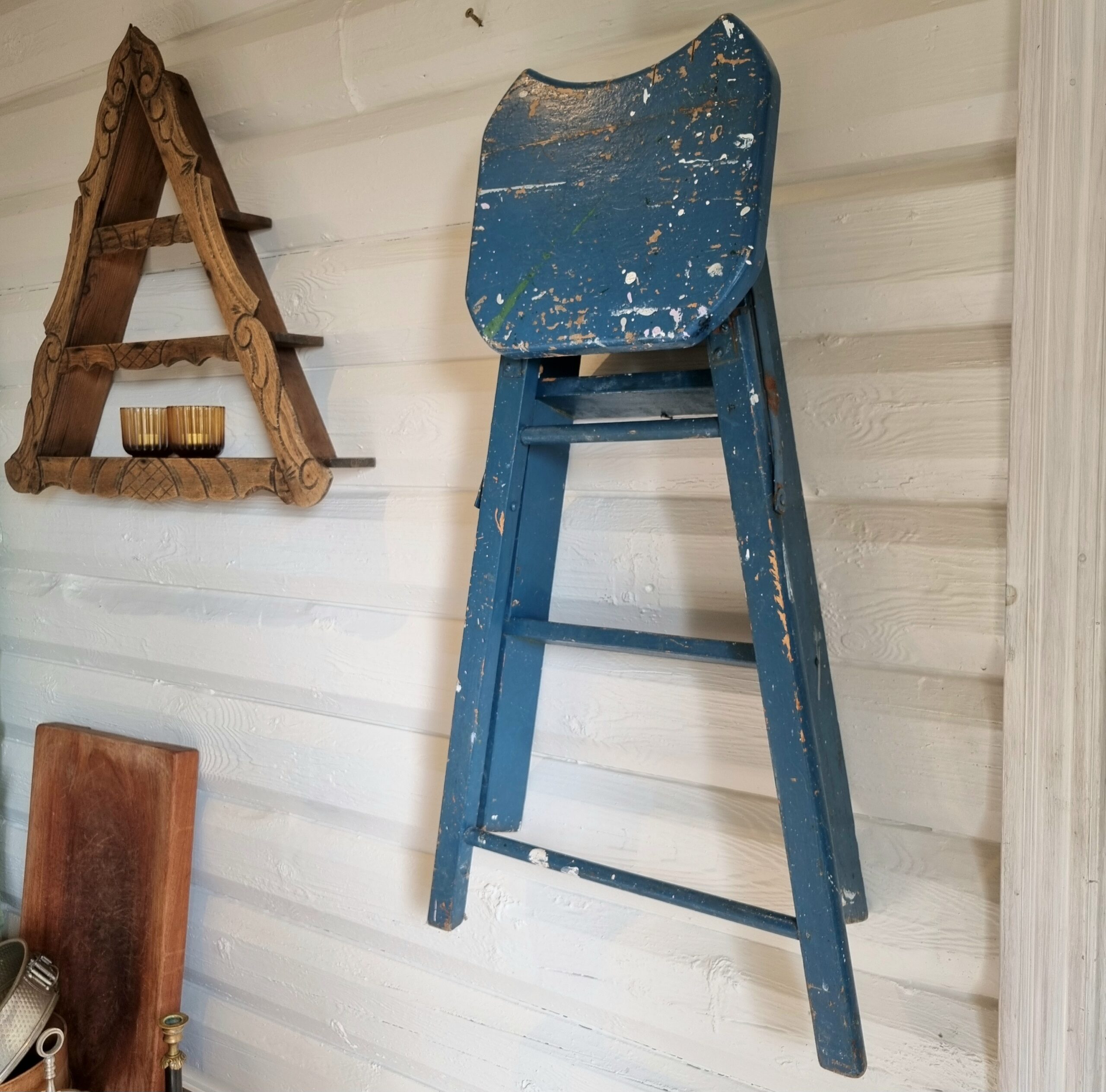 Flot gammel trappestige