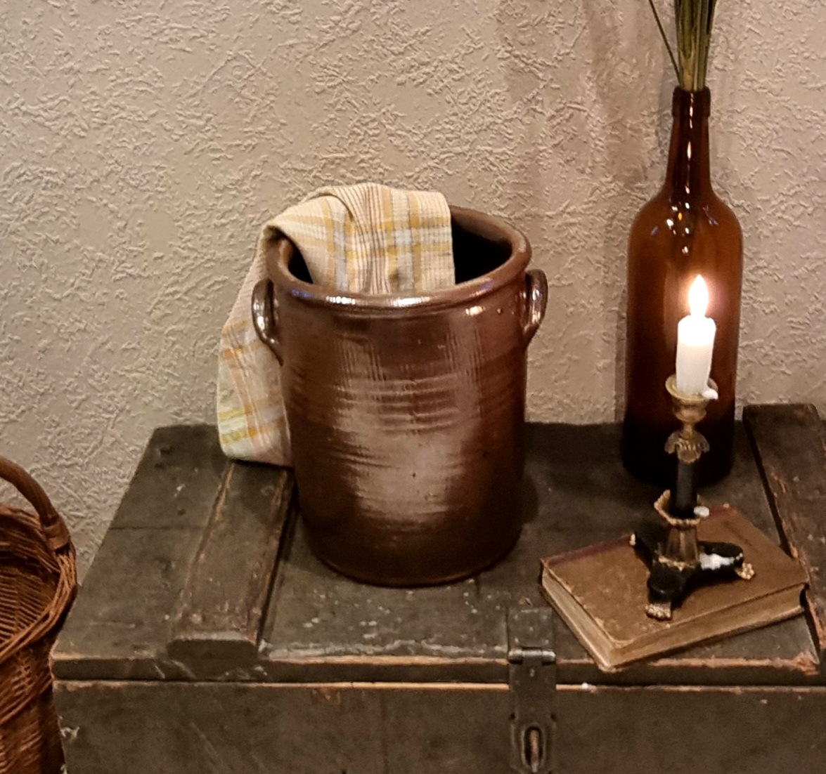 Flot rustik syltekrukke 5 l.