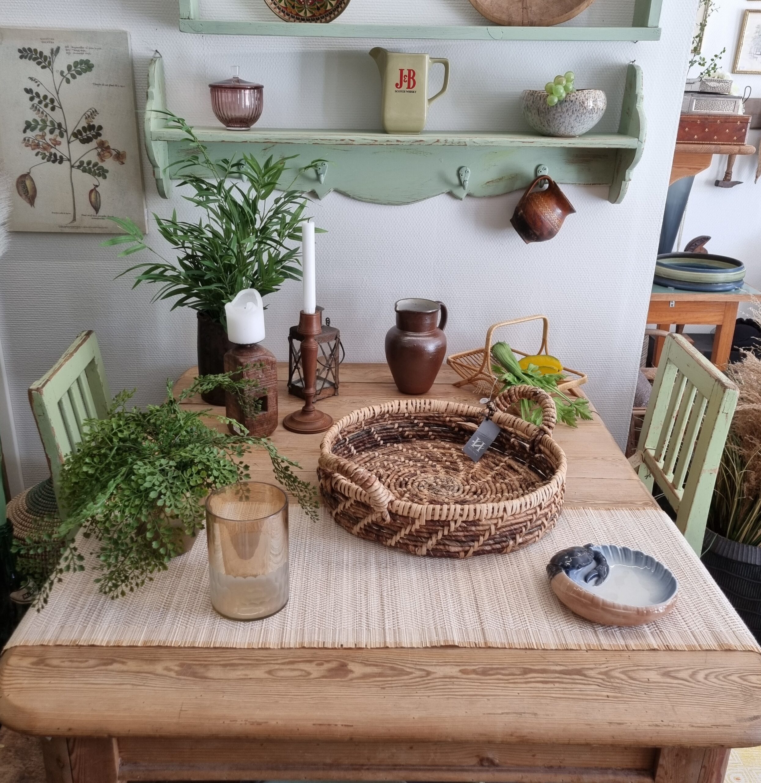 Flot i pastelgrønt...