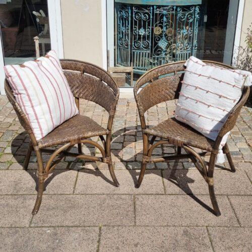 Kurvestol i flet – i fin stand